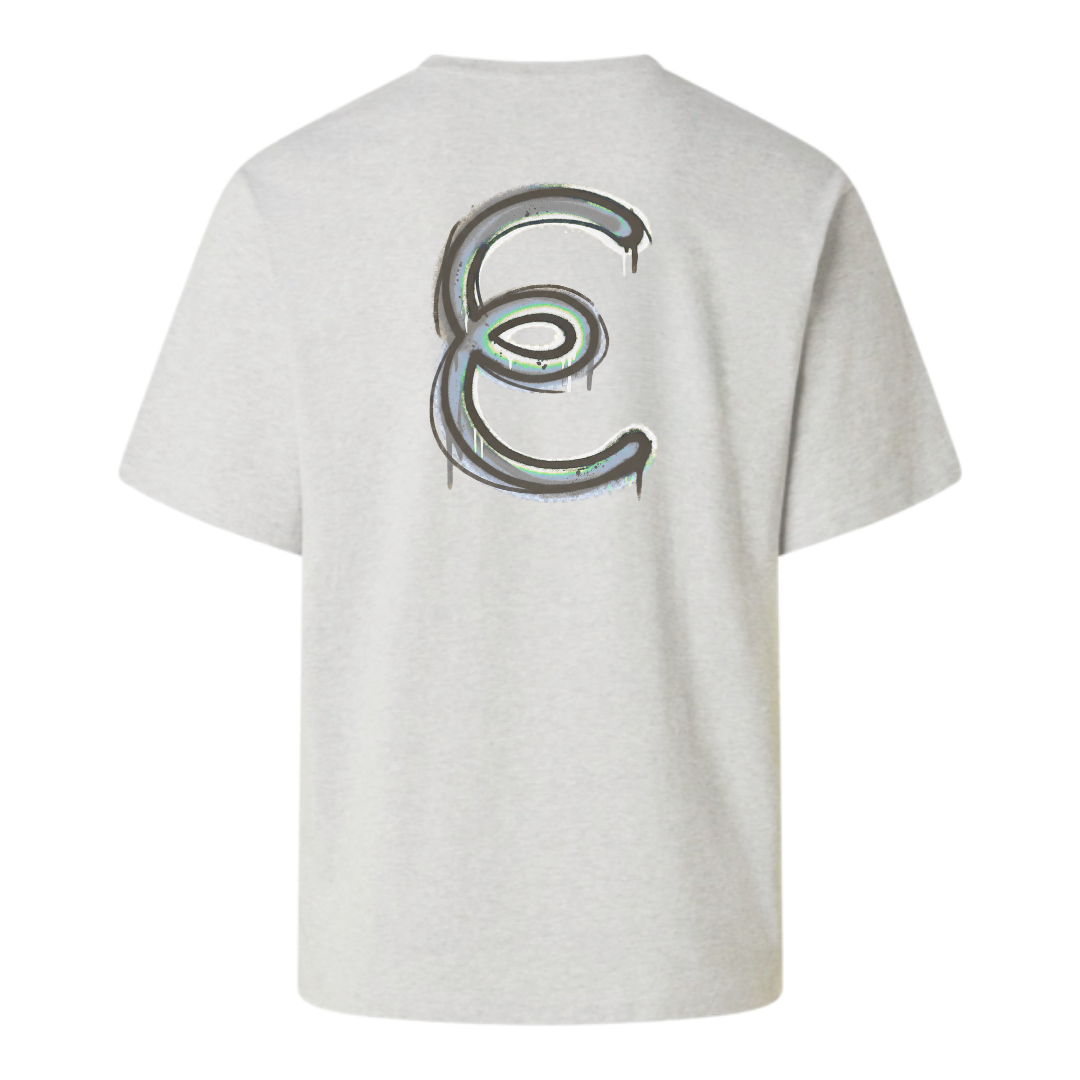 Graffiti T Shirt Light Grey