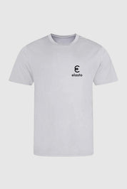 Cool - Tek Tee - Cool Grey - Midnight Logo - Elasto Tackle