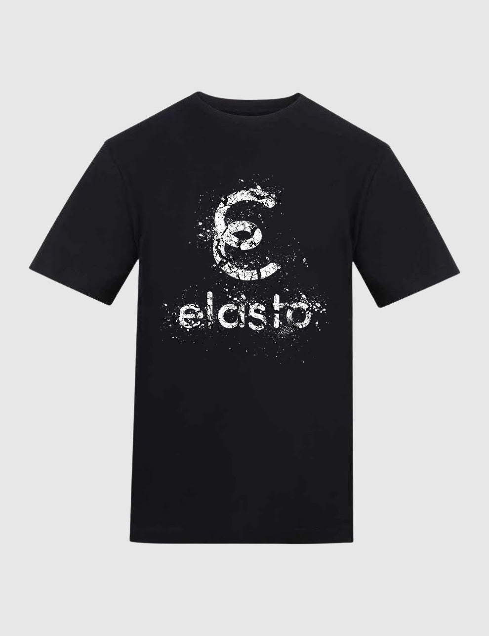 Cotton Tee - Back Shatter Print - Black - Elasto Tackle