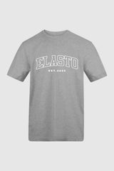 Cotton Tee - HARVARD Print - White-Grey LIMITED EDITION (20 AVAILABLE)