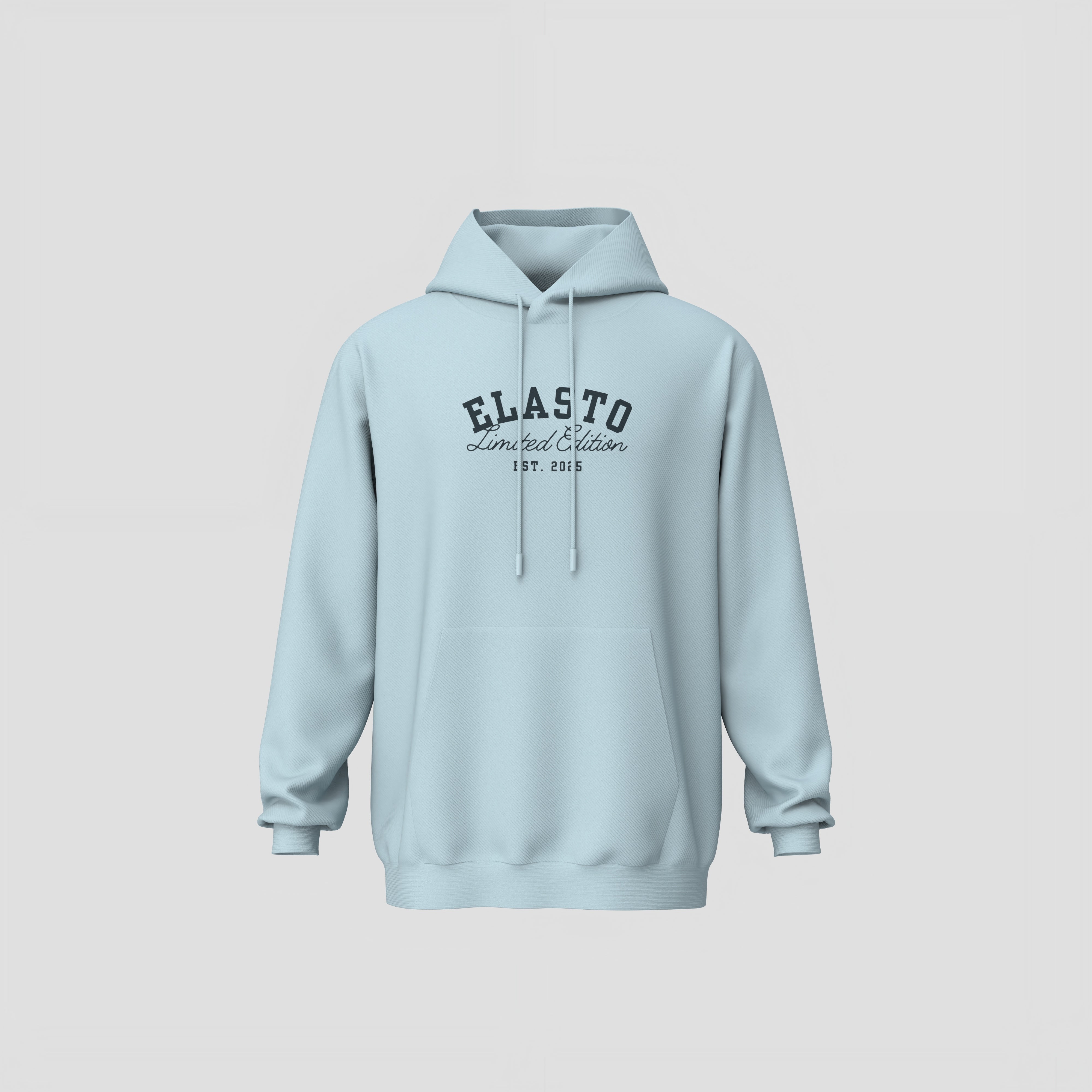 Harvard Logo - Hoodie (Ice Blue) - Elasto Tackle