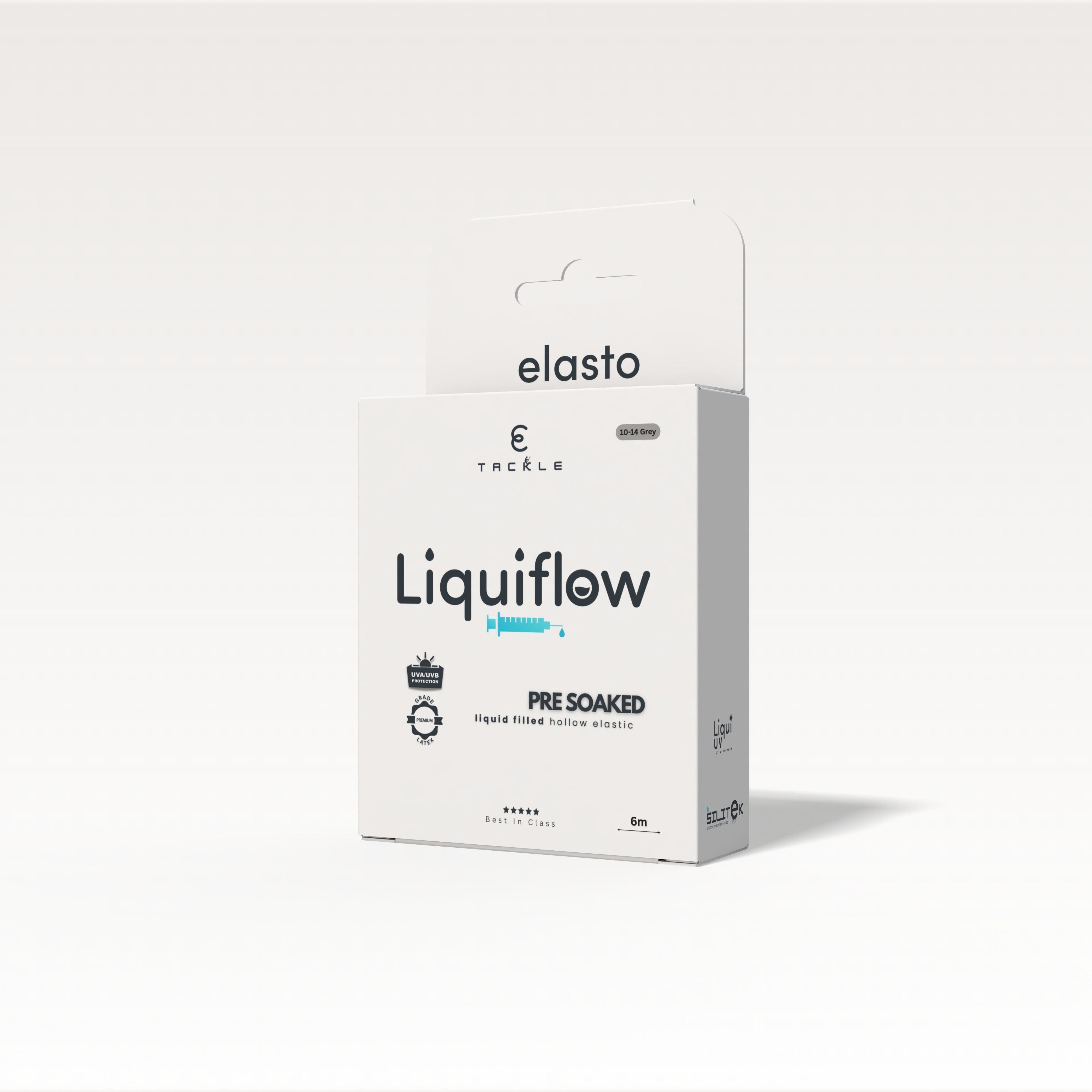 Liquiflow 10 - 14 Grey - Elasto Tackle