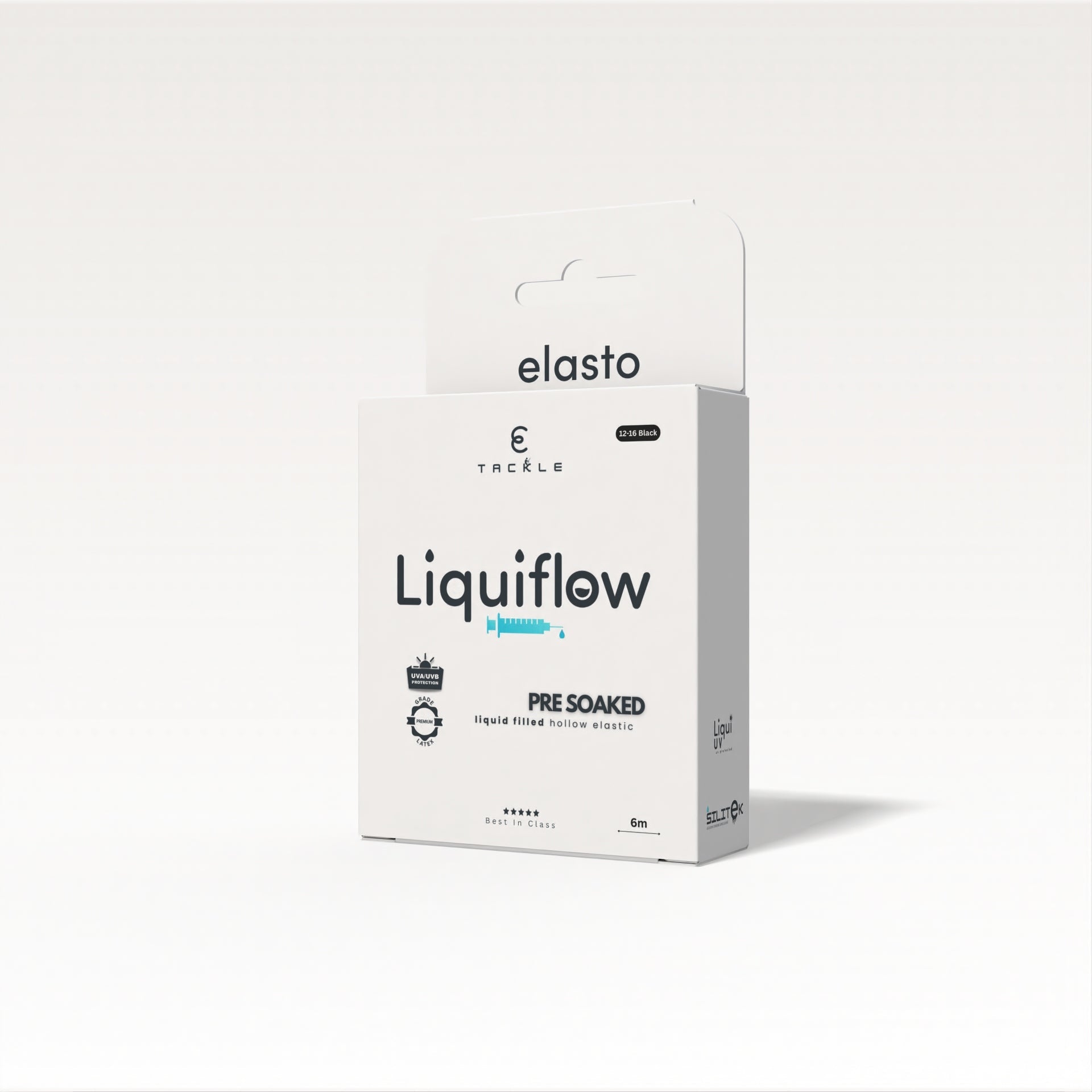 Liquiflow 12 - 16 Black - Elasto Tackle