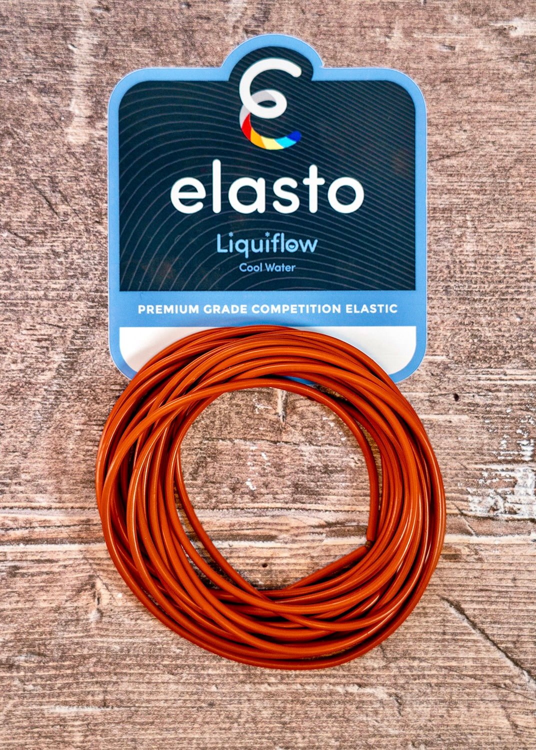 NEW - Liquiflow Cool Water 5 - 8 - Orange - Black Core - 1.5mm - Elasto Tackle