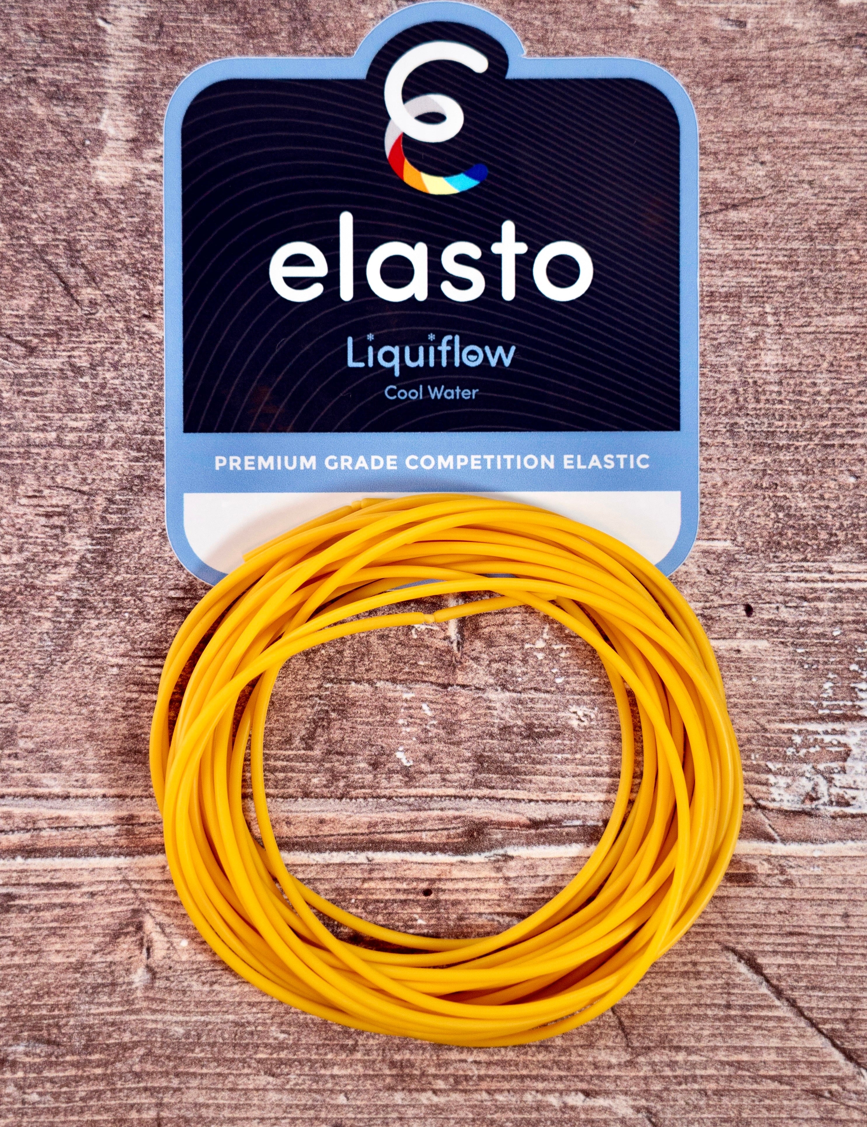 NEW - Liquiflow Cool Water - Yellow - Black Core (Copy) - Elasto Tackle